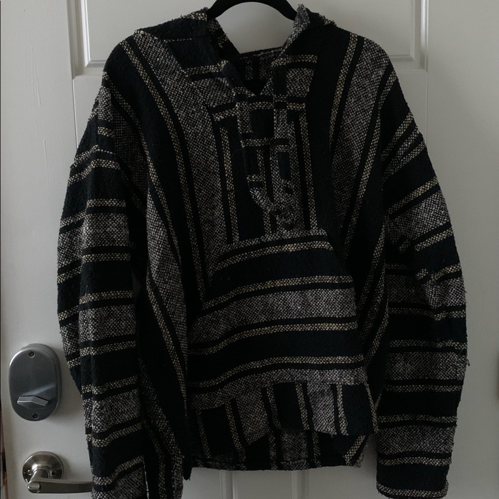 Black drug rug